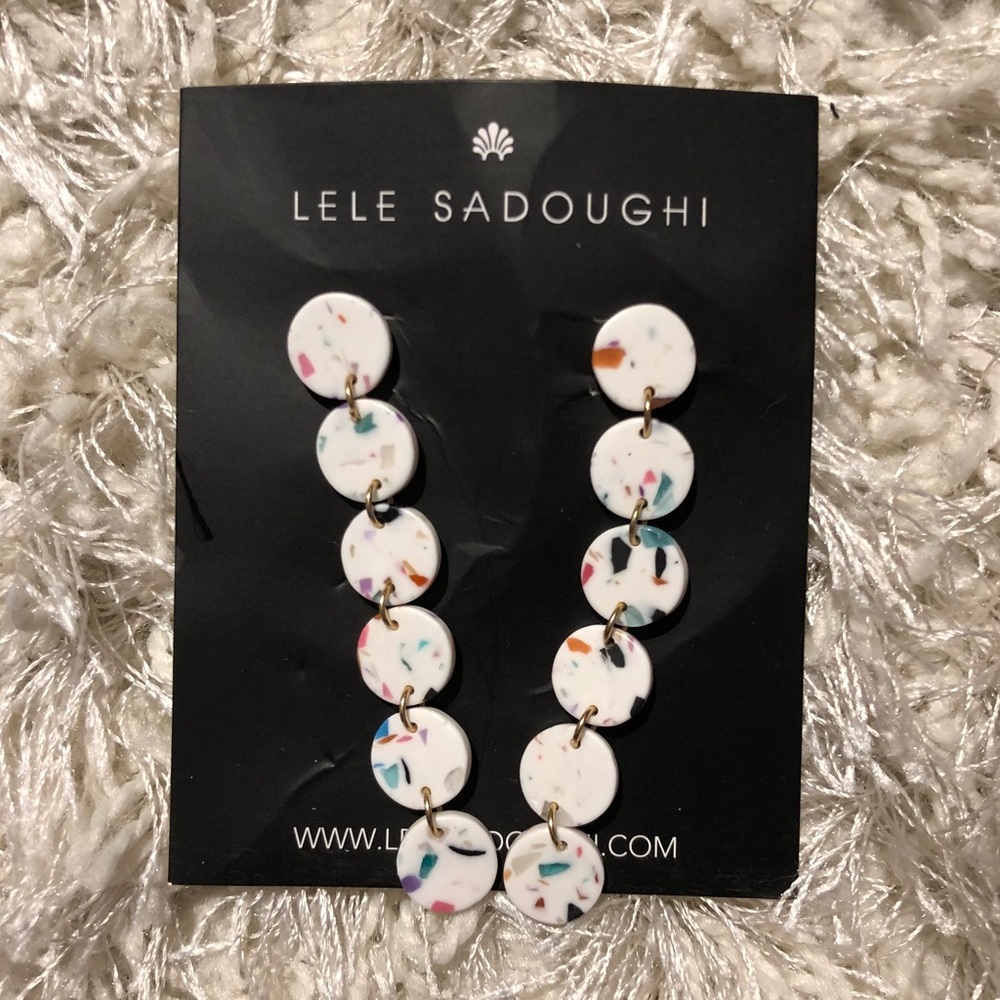 Lele Sadoughi Circle Garland Earrings